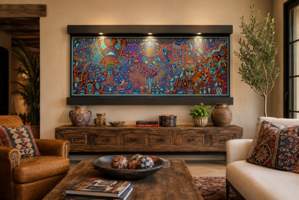 Original Huichol Yarn Painting