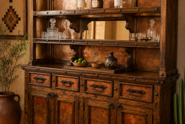 Hacienda Copper Bar Hutch