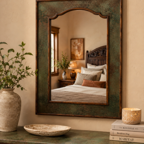 Patina Copper Mirror