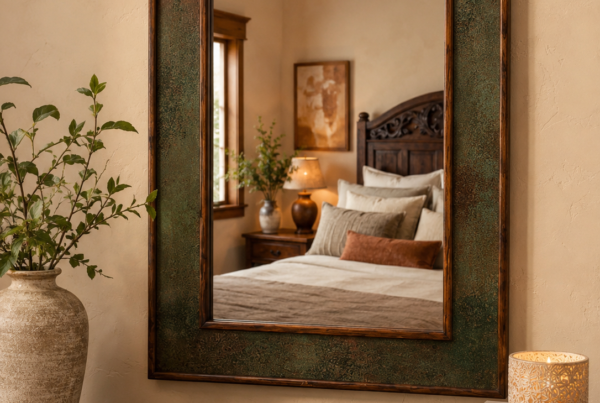 Patina Copper Mirror