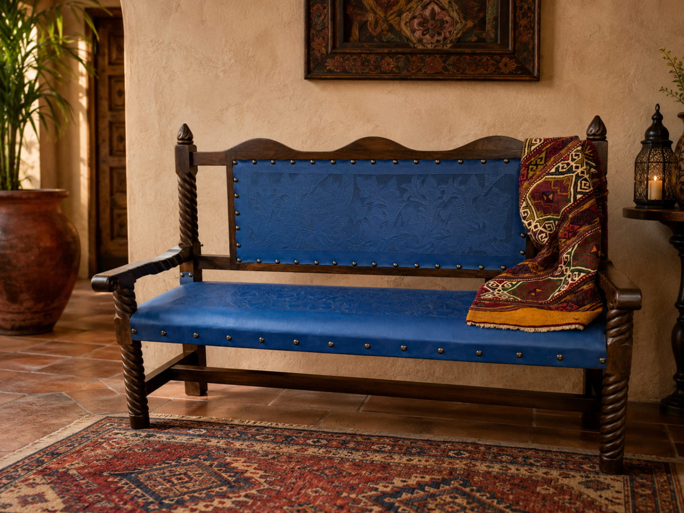 Cobalt Blue Rey Salomon Bench