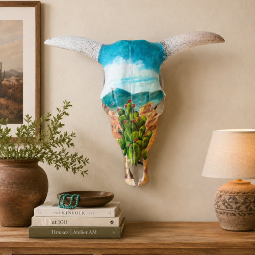 Desert Bloom Skull