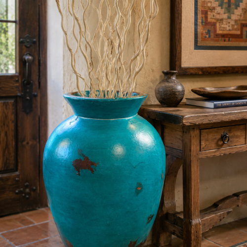 Desert Turquoise Floor Vase