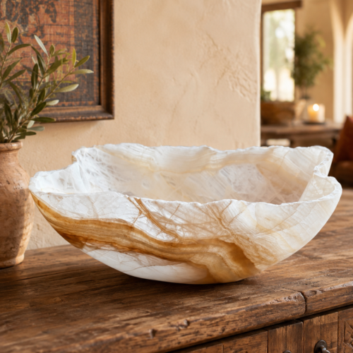 Desert Vein Onyx Bowl