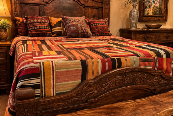 Floral Natural Copper Bed