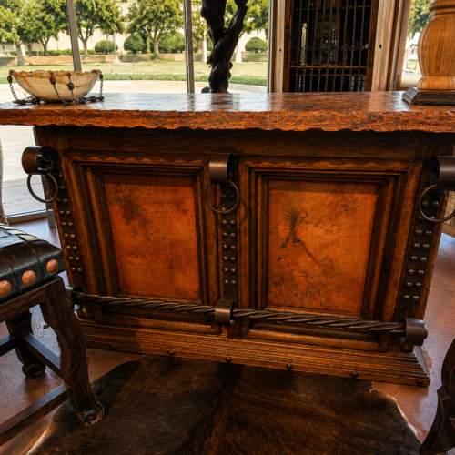 Hacienda Copper Bar with Marble Top