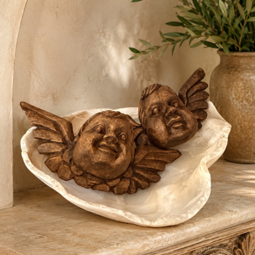 Hand-Carved Cherubs