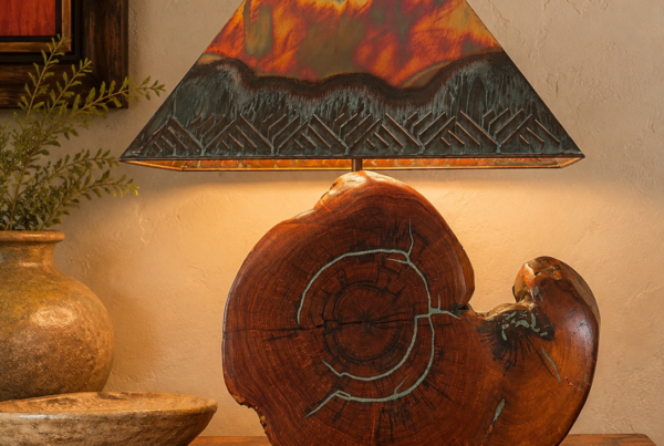 Mesquite Wave Lamp