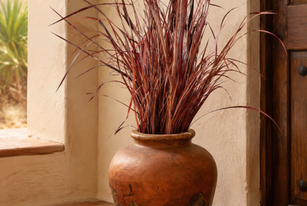 Mi Pueblo Floor Vase
