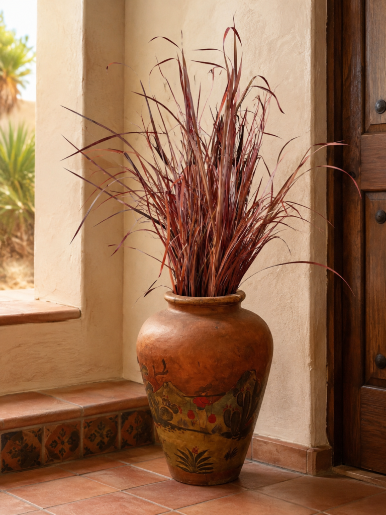 Mi Pueblo Floor Vase