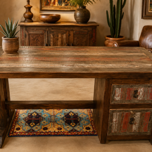 Modern Rustic Study Desk