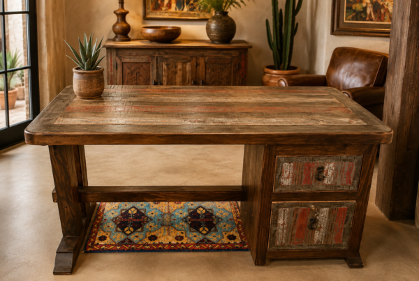 Modern Rustic Study Desk