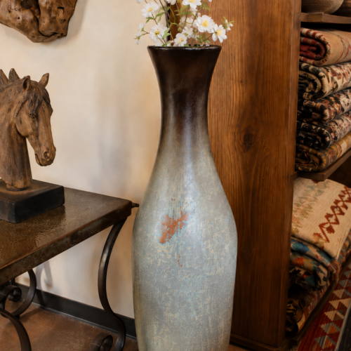 Peacock Floor Vase