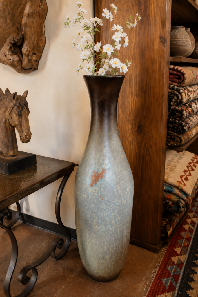 Peacock Floor Vase