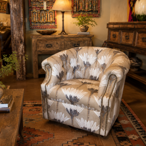 Prairie Bloom Barrel Chair