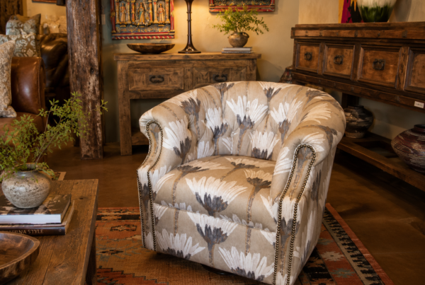 Prairie Bloom Barrel Chair