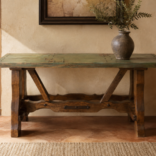 Reclaimed Old Door Console