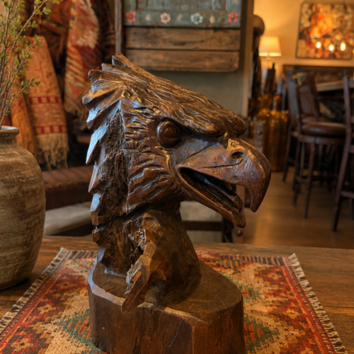Rustic Carved Eagle