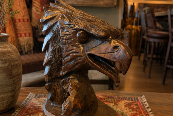 Rustic Carved Eagle