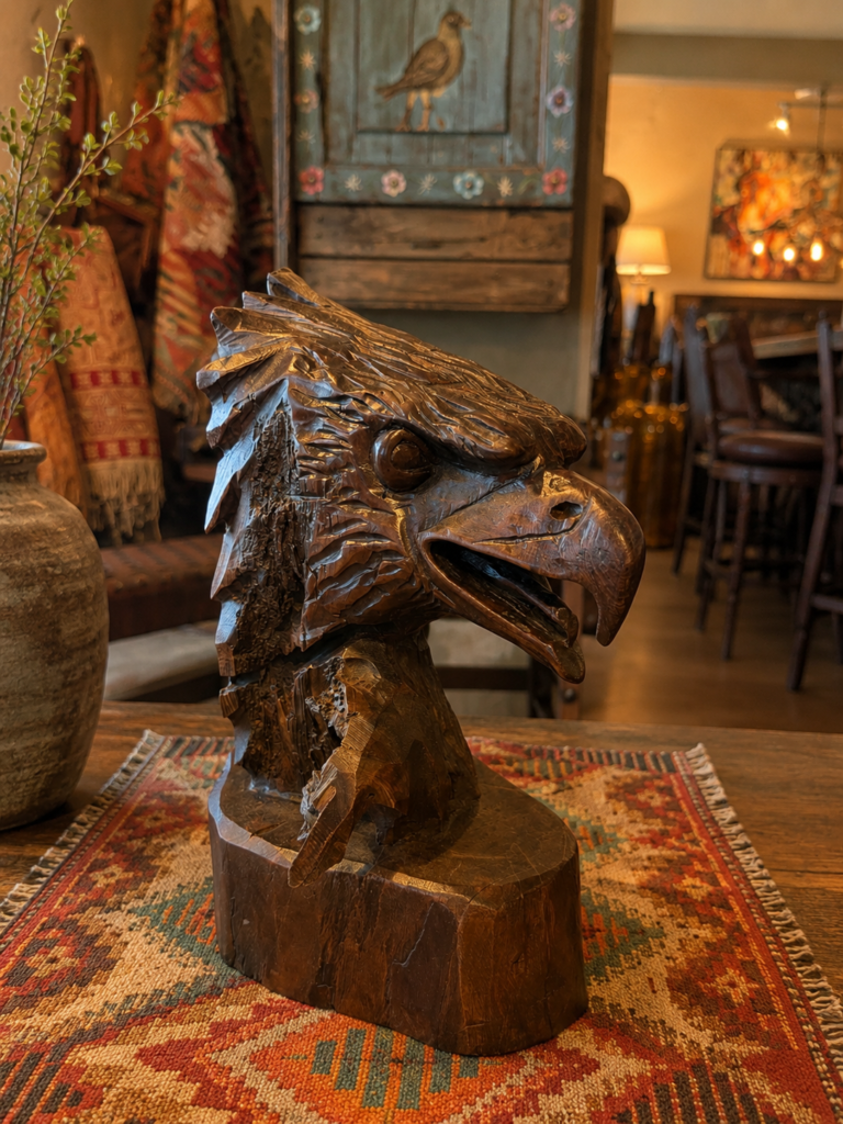 Rustic Carved Eagle