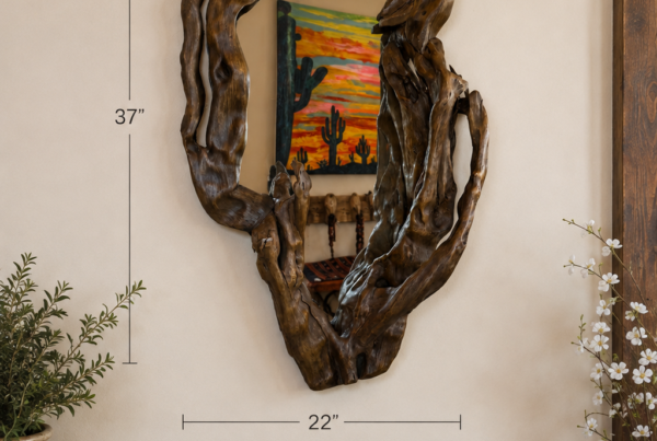 Rustic Driftwood Mirror