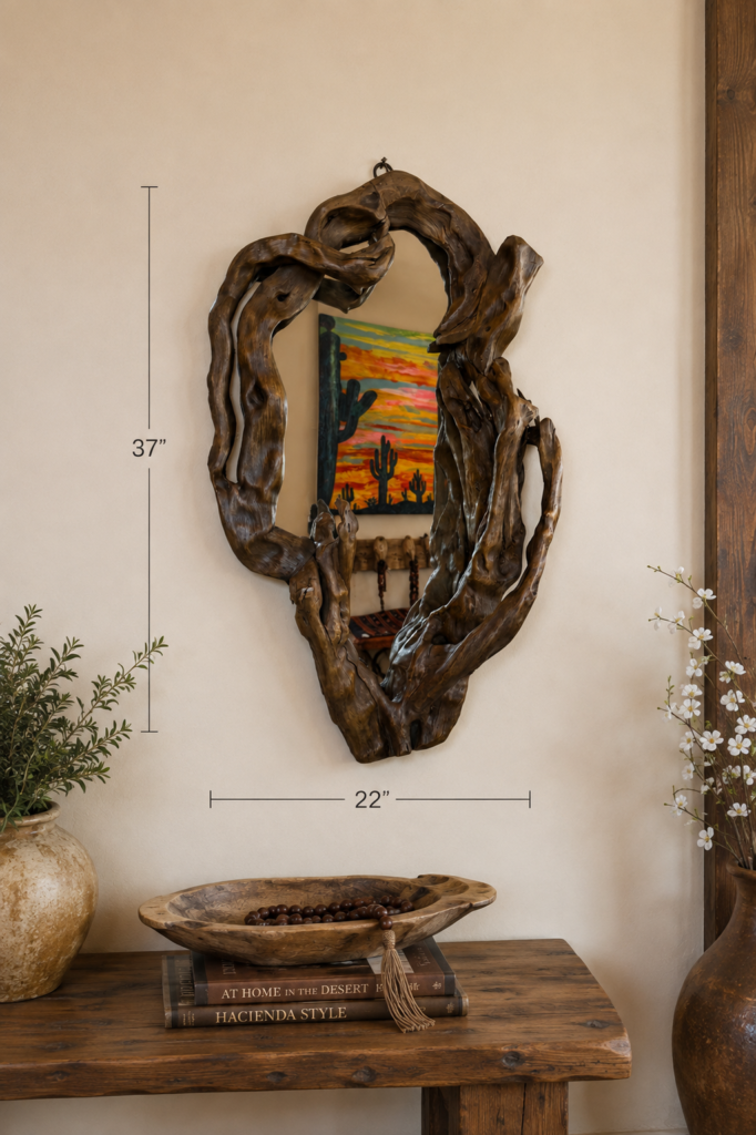 Rustic Driftwood Mirror