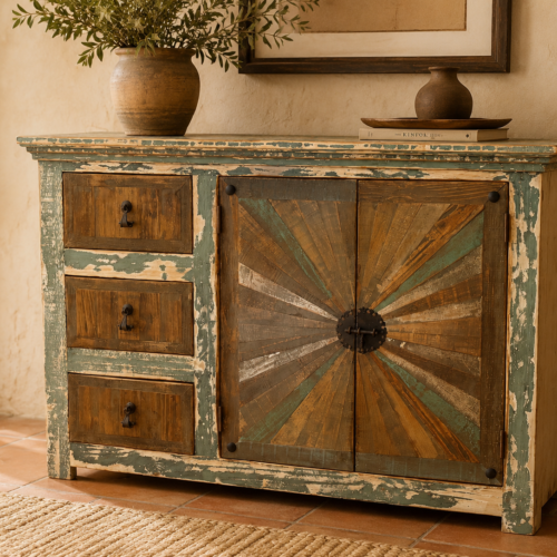 Rustic Starbust Sideboard
