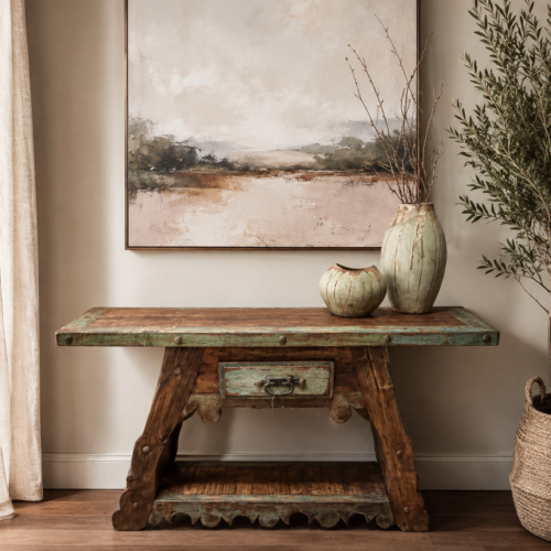 Skirt Sofa Table