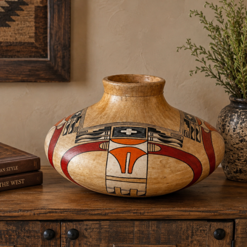 Tiuque Navajo Style Vase