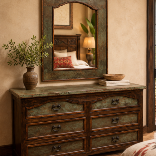 Patina Copper Dresser