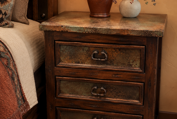 Patina Copper Nightstand