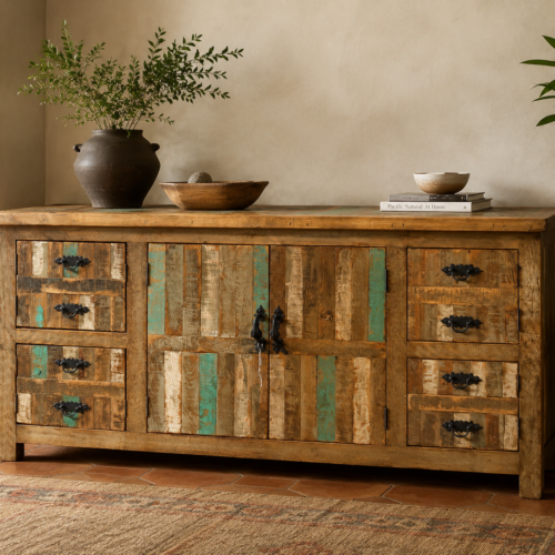 Chameleon Turquoise Sideboard