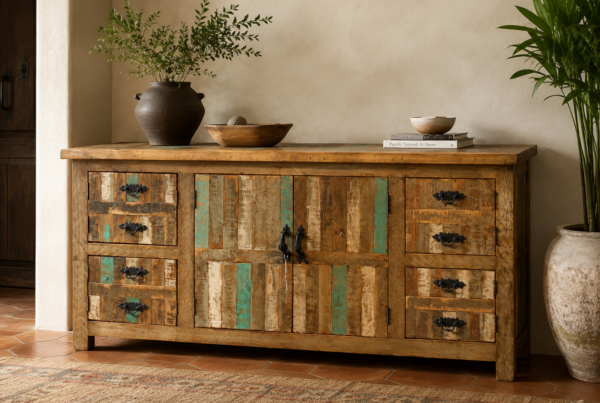 Chameleon Turquoise Sideboard