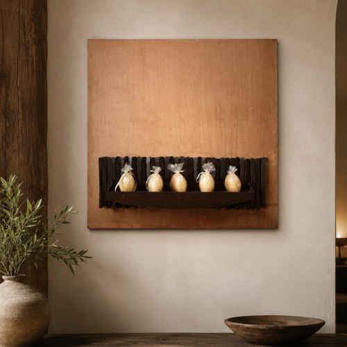 Five Flame Iron Sconce