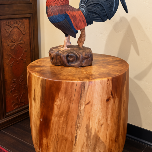 Machiche Wood Stump Side Table