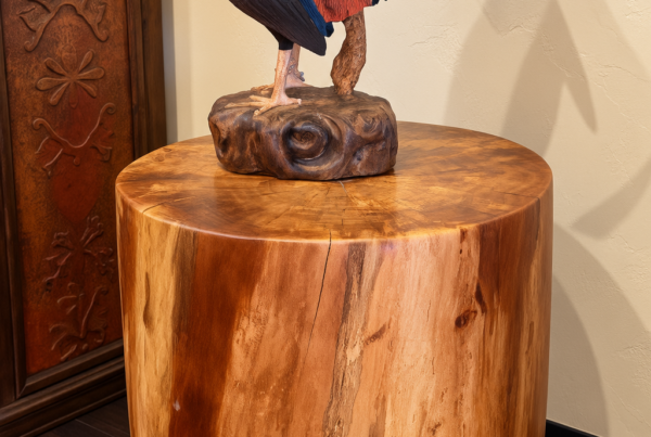 Machiche Wood Stump Side Table