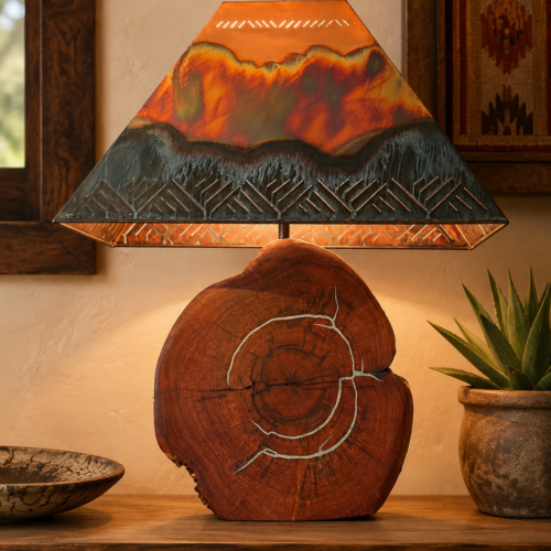 Mesquite galaxy Lamp