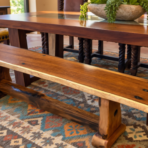 Parota Live-Edge Bench