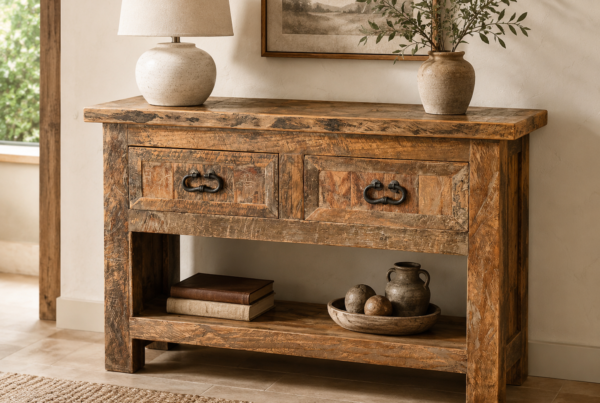 Rustic Chameleon Console