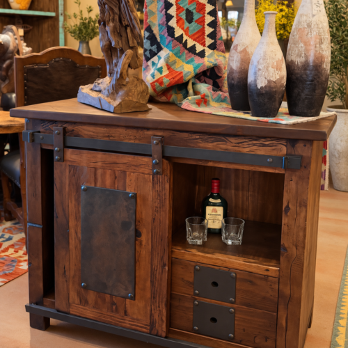 Sliding Door Wine Cabinet