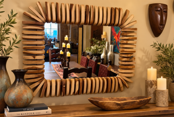Teak Mirror